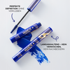 Verlängernde und verdichtende Wimperntusche, Blau