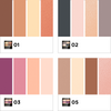 Palette mit 4 Lidschatten